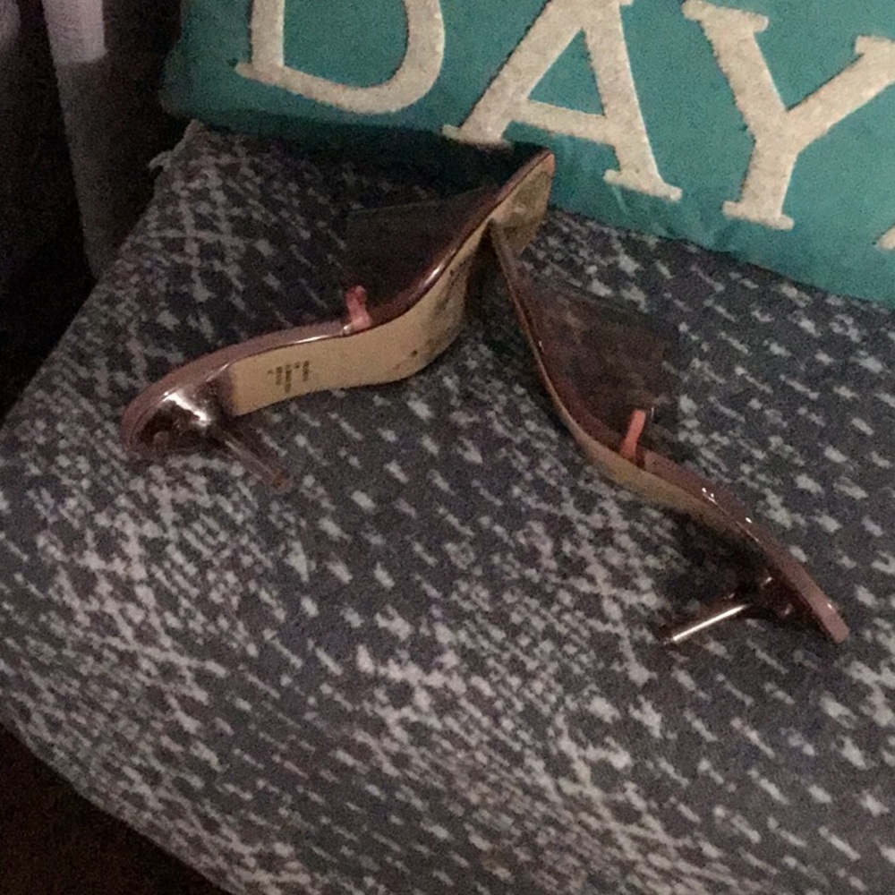 Nine West Brown Clear Sandals - Picture 3 of 12